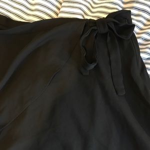 Black Nasty Gal Wrap Skirt